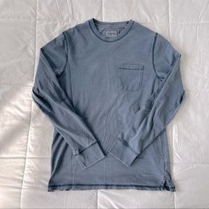 Goodfellow & Co Washed Blue Long Sleeve Shirt